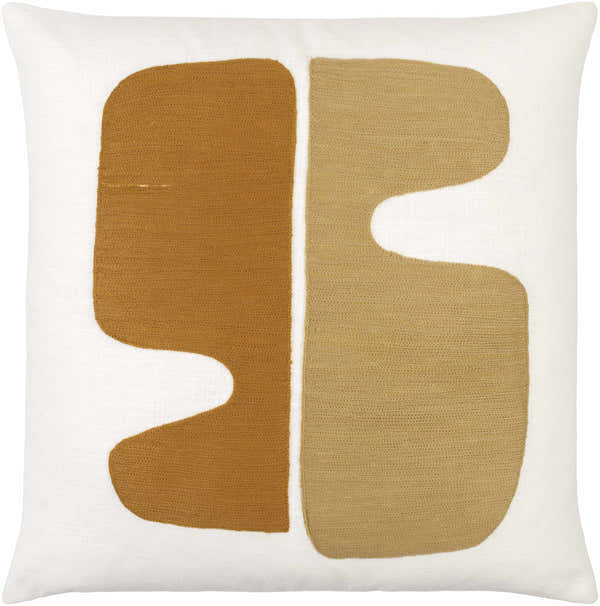 Althea White Throw Pillow - Clearance
