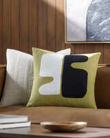 Althea Olive Throw Pillow - Clearance