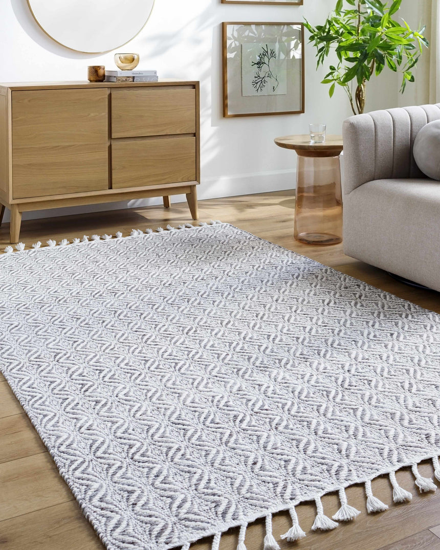 Made to Order Custom Size Anelia Medium Gray Area Rug