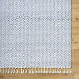 Made to Order Custom Size Anelia Sky Blue Area Rug