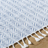 Made to Order Custom Size Anelia Sky Blue Area Rug