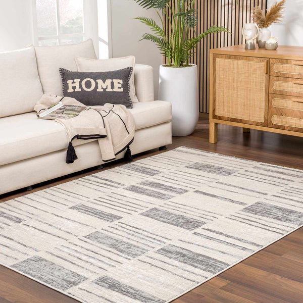 Allete Broken-Striped Area Rug