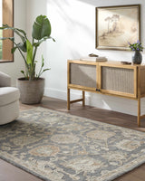 Made to Order Custom Size Auryon Hand Tufted Oushak Wool Rug