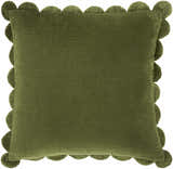 Zacao Olive Cotton Throw Pillow