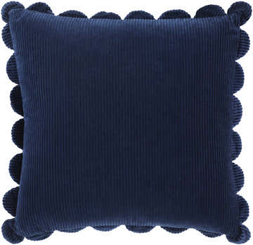 Sadai Blue Cotton Throw Pillow