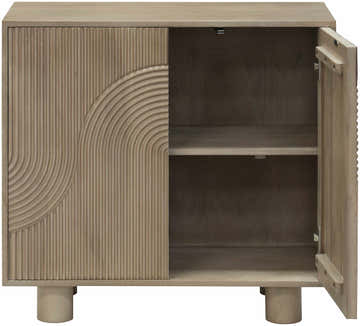 Becki Dark Red Owens x Livabliss Ceilo Cabinet