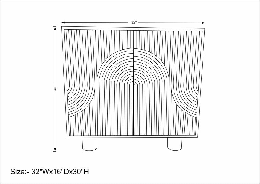 Riudecols Black Cabinet