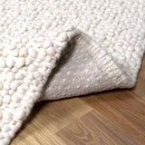 Rockfish Ivory Premium Hand Woven Wool Rug