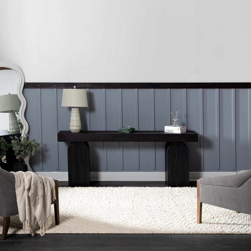 Rockfish Ivory Premium Hand Woven Wool Rug