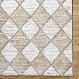 Sample Aideen Cream Shag Area Rug - Clearance