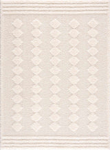 Hija Cream High-Low Area Rug