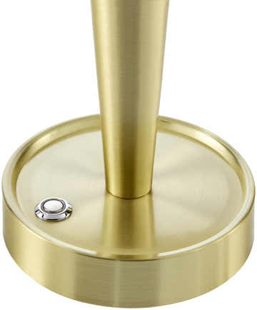 Ranzanico Metallic Gold Table Lamp