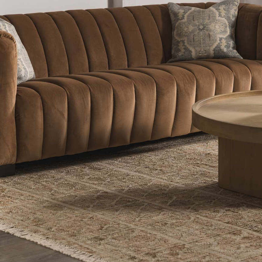 Made to Order Custom Size Rice Jute Rug