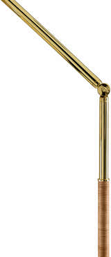 Renigunta Gold Jute Floor Lamp