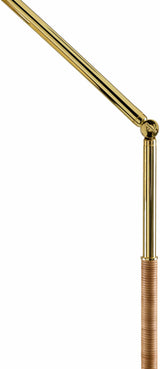 Renigunta Gold Jute Floor Lamp