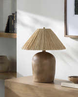 Renswoude Dark Red Table Lamp