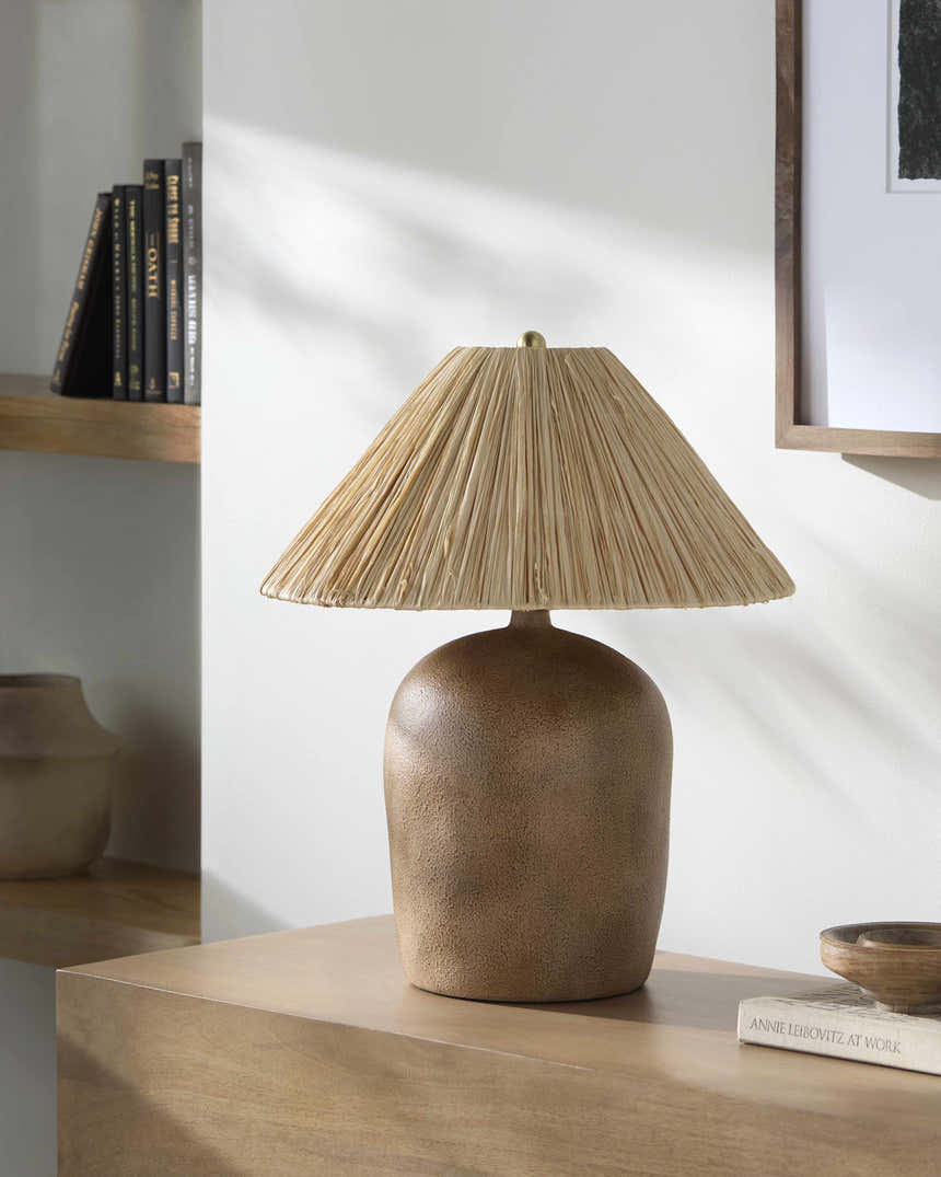 Renswoude Dark Red Table Lamp