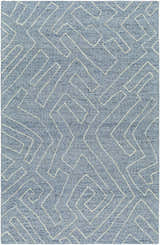 Made to Order Custom Size Raffi Slate Blue Area Rug