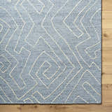 Made to Order Custom Size Raffi Slate Blue Area Rug