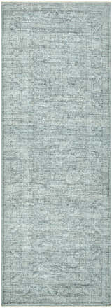 Close-up of Livabliss x Galey Alix Maria Elena II Vintage Medallion Area Rug in black, cream, and gray. Polyester, machine woven. Design-Runner-2773