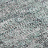 Close-up texture of the Livabliss x Galey Alix Maria Elena II rug in cream, black, and gray polyester. Texture