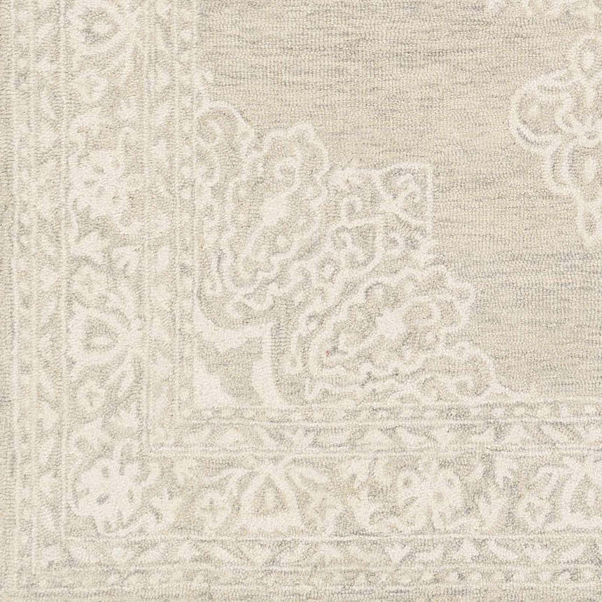Sample Roessleville Cream Wool Area Rug