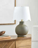 Ranshofen Green Table Lamp