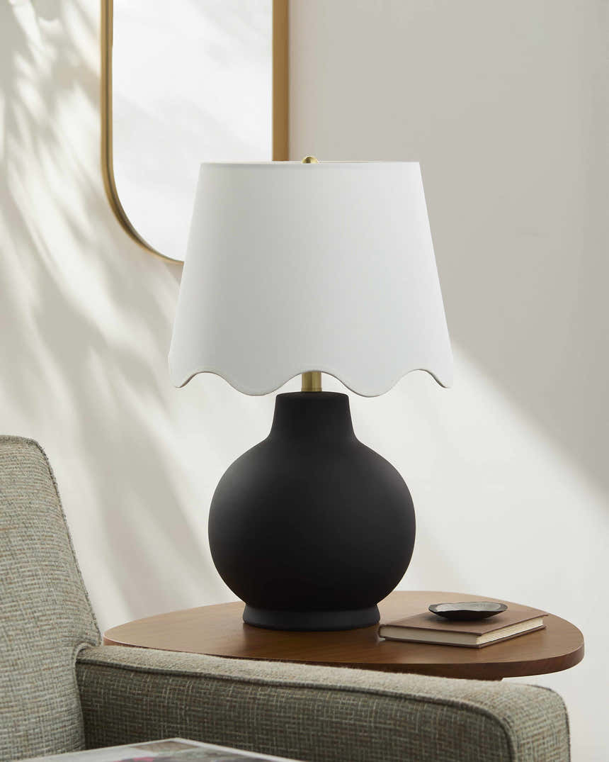 Ranshofen Black Table Lamp