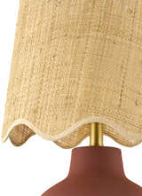 Ranshofen Dark Red Table Lamp