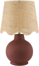 Ranshofen Dark Red Table Lamp
