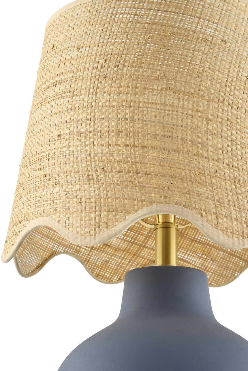 Ranshofen Blue Table Lamp