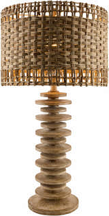 Mustard Traditional Table Lamp for bedside or console tables