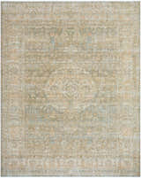 Becki Owens x Livabliss Renaissance BORI-2302 rug. Traditional, farmhouse style with beige, denim, coral, tan, and taupe colors. Design-Rectangle-710910