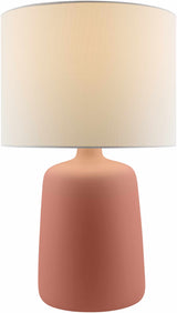 Rolleville Brick Red Table Lamp