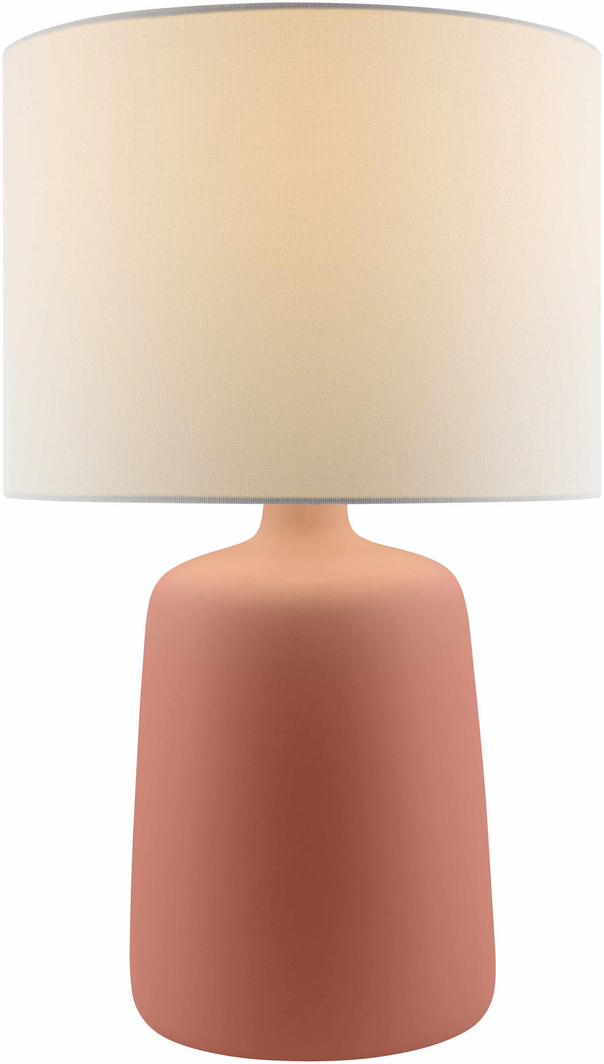 Rolleville Brick Red Table Lamp