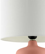 Rolleville Brick Red Table Lamp