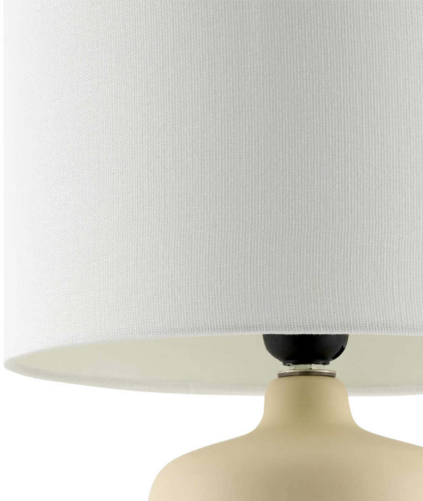 Rolleville Cream Table Lamp
