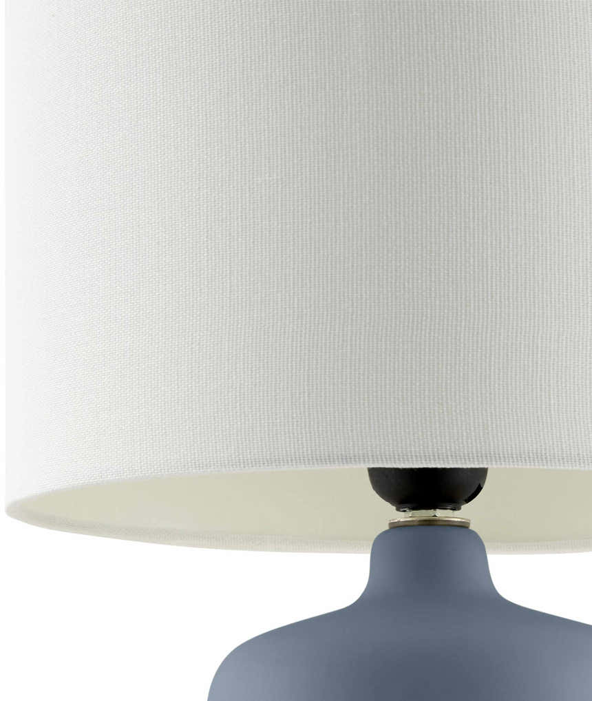 Rolleville Pale Blue Table Lamp