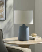 Rolleville Pale Blue Table Lamp
