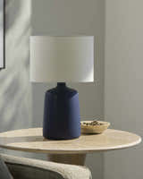 Rolleville Navy Table Lamp