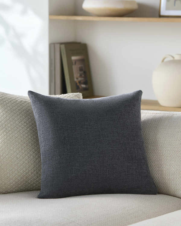 Reijo Gray Linen Look Accent Pillow - Clearance