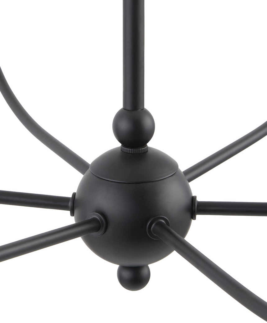 Rudziczka Black Chandelier
