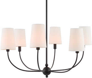 Rudziczka Black Chandelier