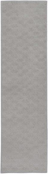Chandler Light Gray Cut and Sew Custom Runner Rug