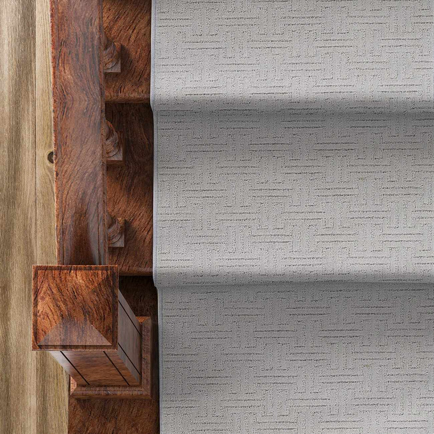 Chandler Light Gray Cut and Sew Custom Runner Rug