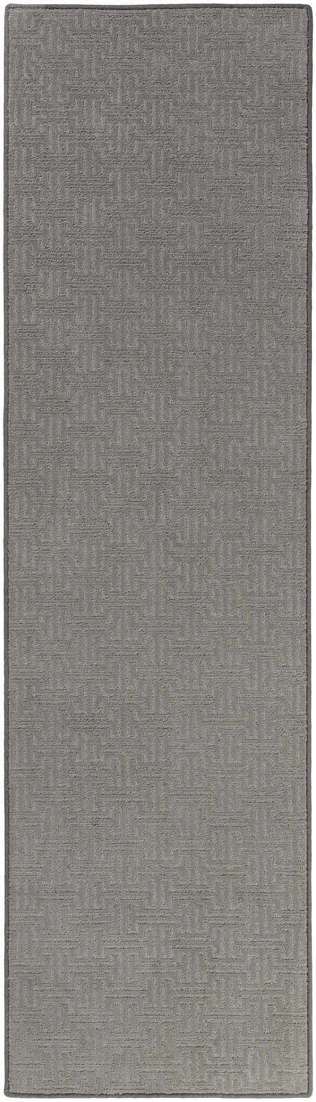 Chandler Dark Gray Cut and Sew Custom Runner Rug