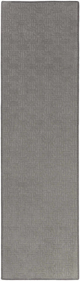 Chandler Dark Gray Cut and Sew Custom Runner Rug