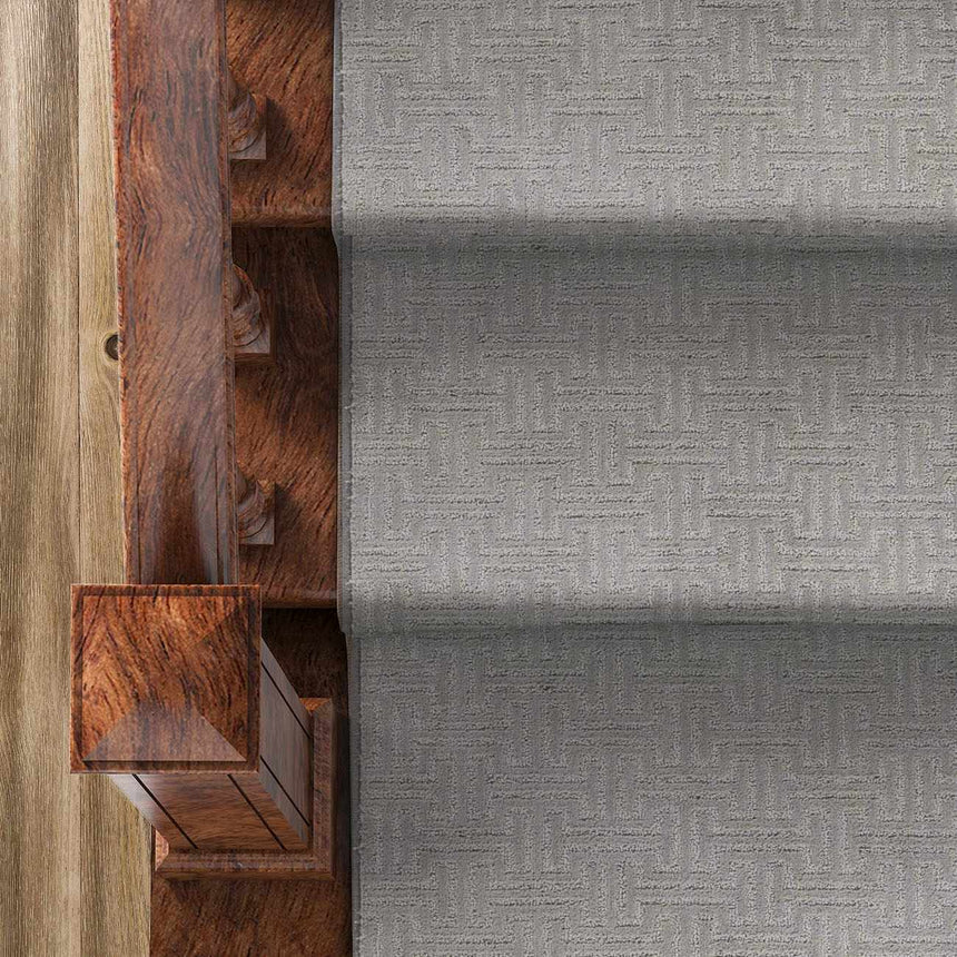 Chandler Dark Gray Cut and Sew Custom Runner Rug