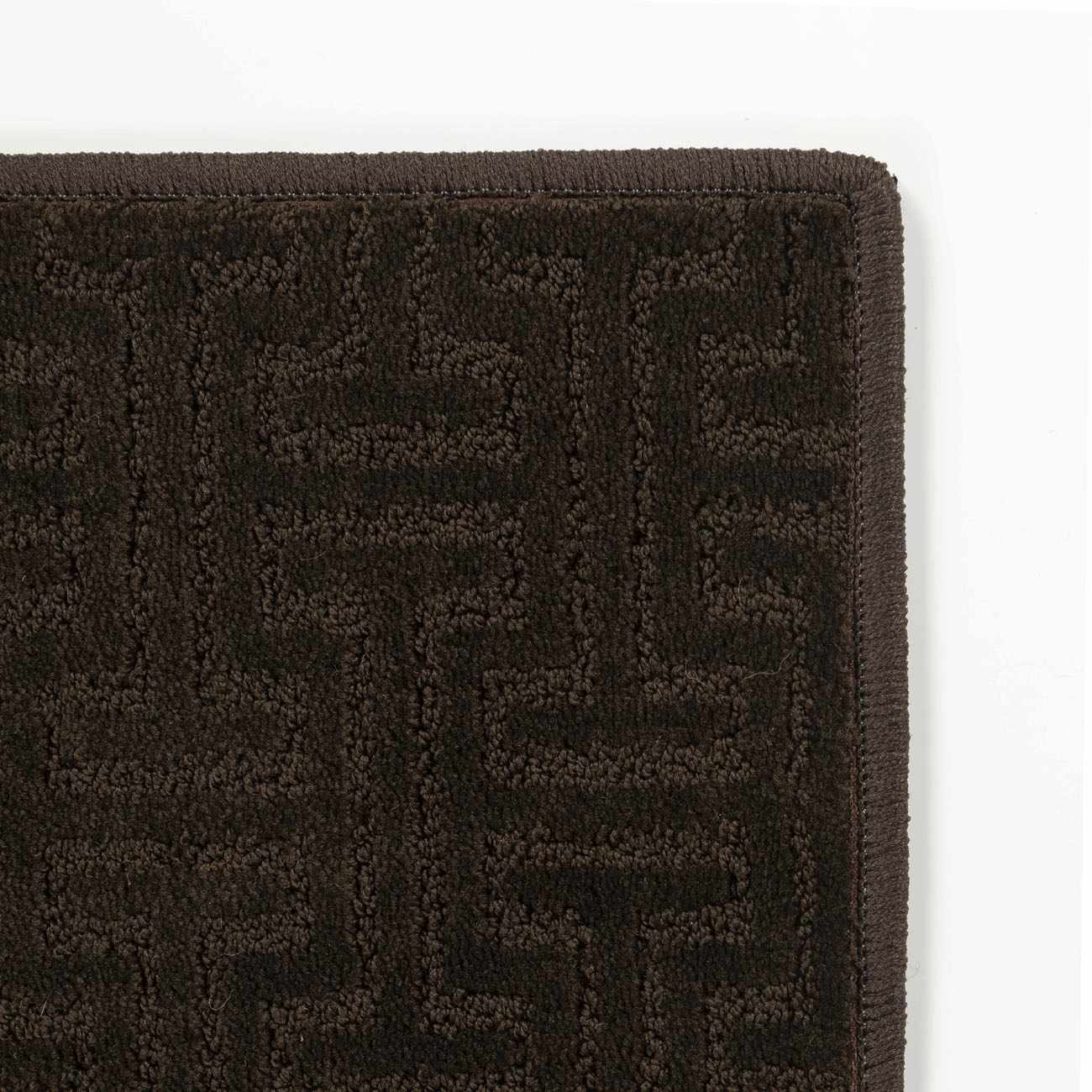 Chandler Dark Brown Cut and Sew Custom Runner Rug