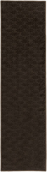 Chandler Dark Brown Cut and Sew Custom Runner Rug